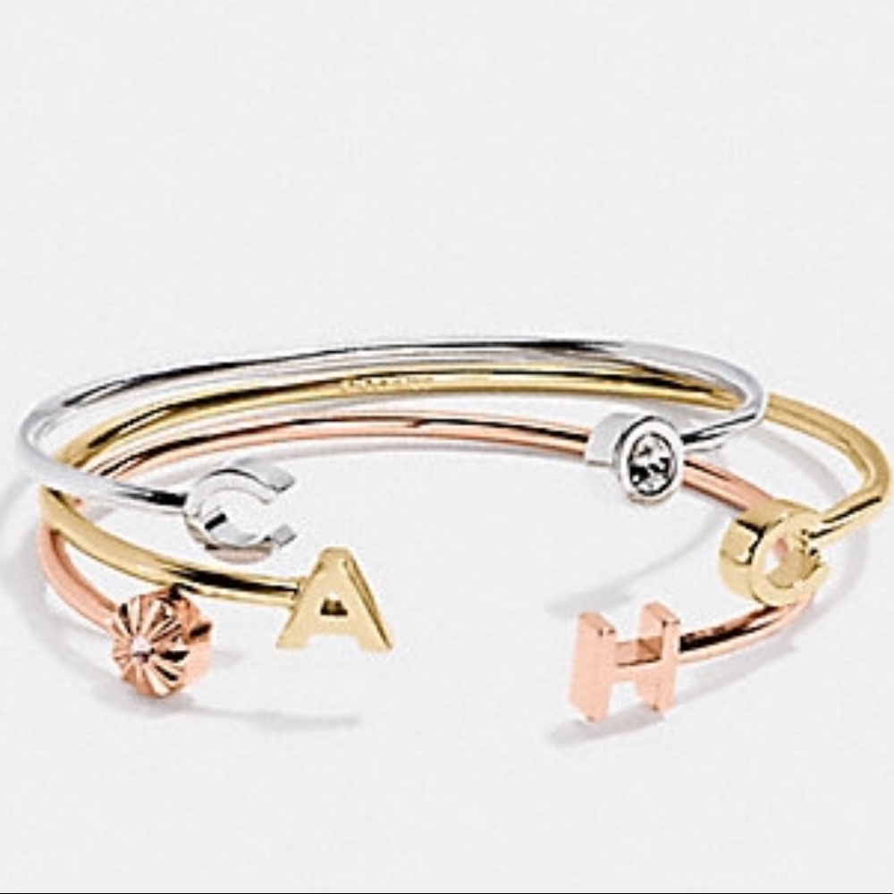 🔴SOLD🔴Coach Bracelet Set of 3